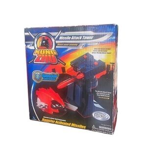 NIB Kung Zhu Special Forces Missile Attack Tower Set (No Hamster) Zhu Zhu Pets
